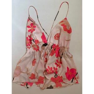 Express Pink Floral Top